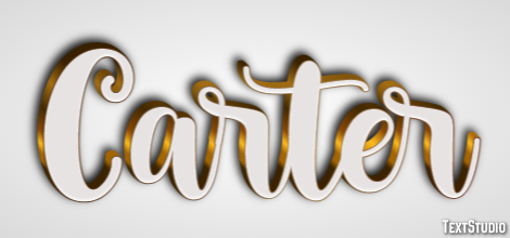 Carter Text effect