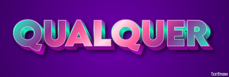 Qualquer Efeito de texto