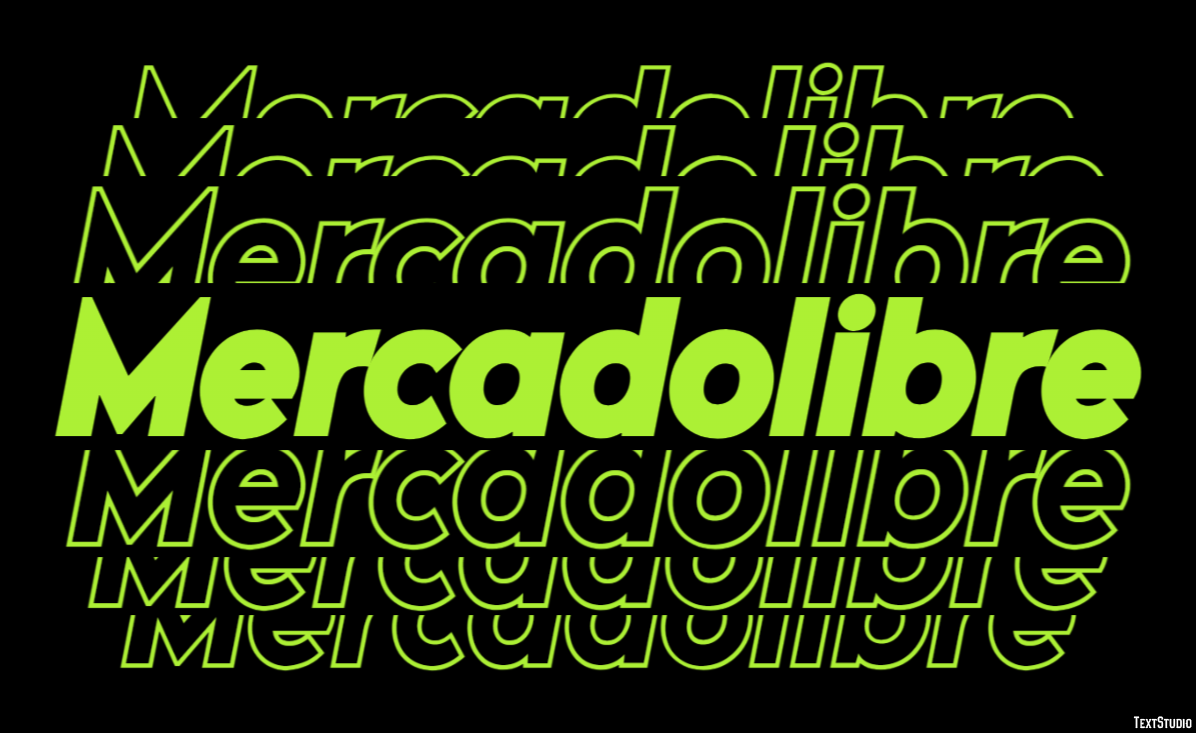 Mercadolibre Efeito de texto