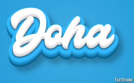 Doha テキスト効果