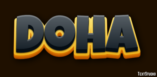 Doha テキスト効果