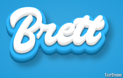 Brett Text Effect