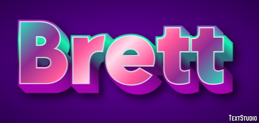 Brett Text Effect