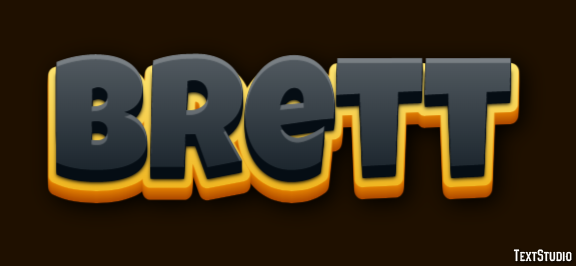 Brett Text Effect