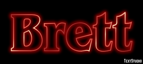 Brett Text Effect