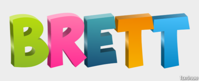 Brett Text Effect