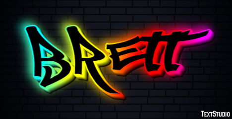 Brett Text Effect