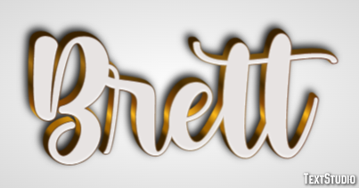 Brett Text Effect