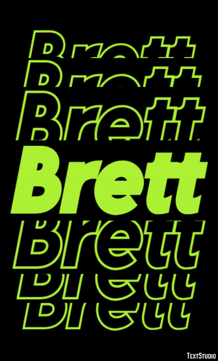 Brett Text Effect
