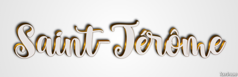 Saint-Jérôme Texteffekt