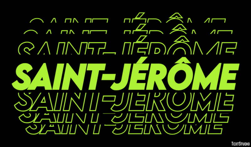 Saint-Jérôme Efekt tekstowy