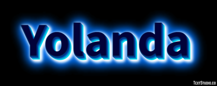 Yolanda Texteffekt