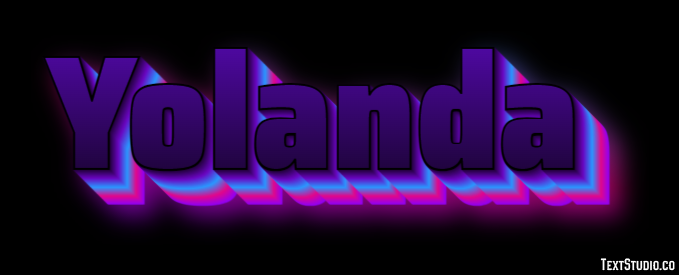 Yolanda テキスト効果