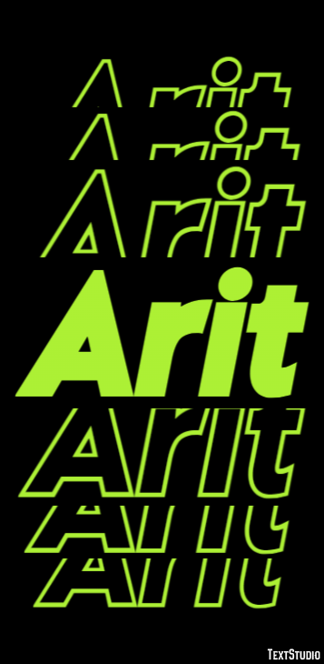 Arit Text effect
