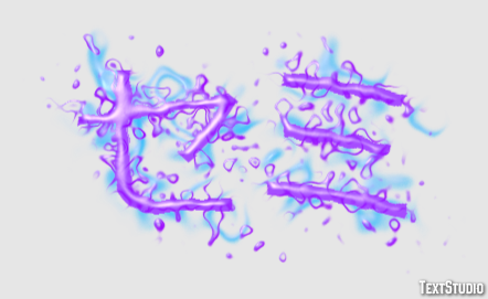 セミ Text effect