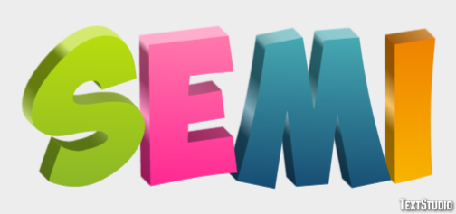セミ Text Effect
