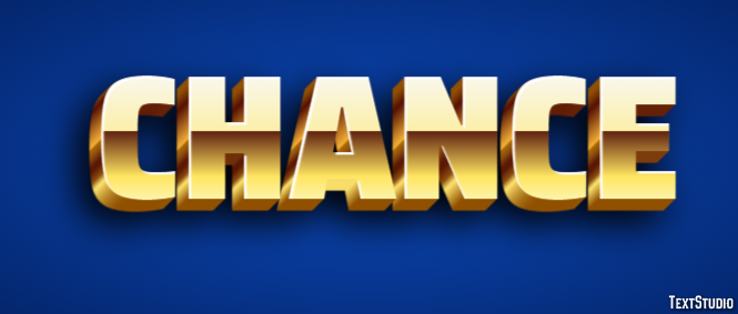 Chance Text Effect