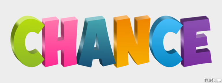 Chance Text effect