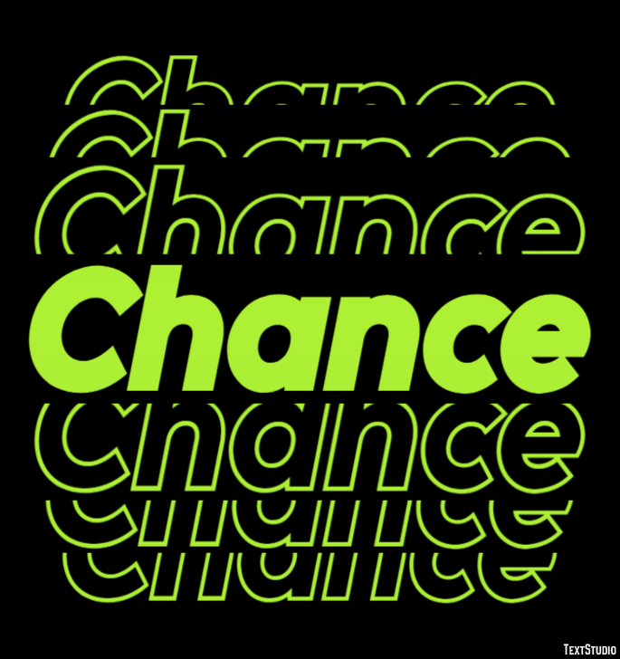 Chance Text Effect
