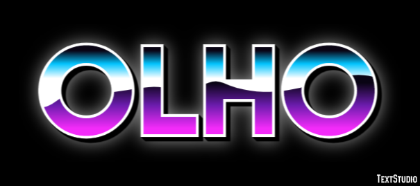 Olho Efeito de texto