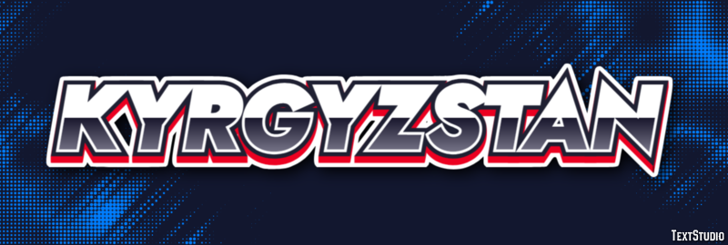 Kyrgyzstan Text effect