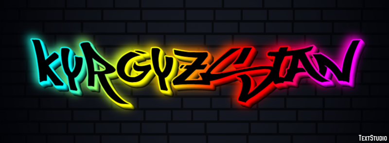 Kyrgyzstan Text Effect