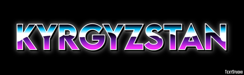 Kyrgyzstan Text effect