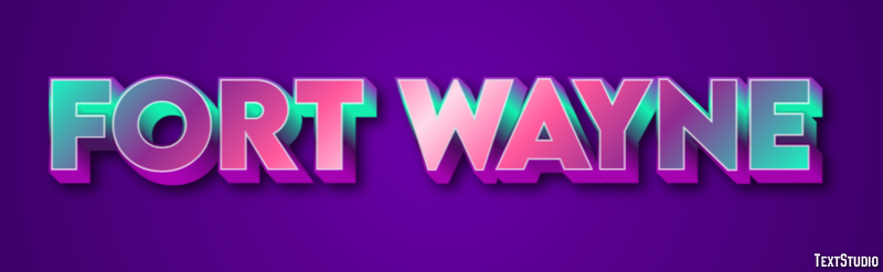 Fort Wayne Effetto testo
