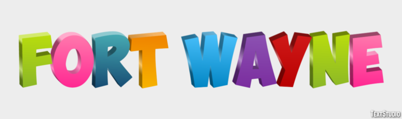 Fort Wayne Effetto testo