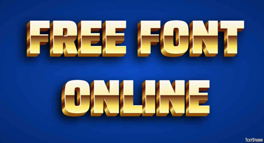 Free Font Online Text Effect