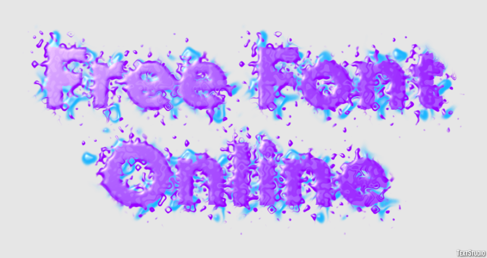 Free Font Online Efekt tekstowy