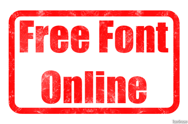 Free Font Online Efekt tekstowy