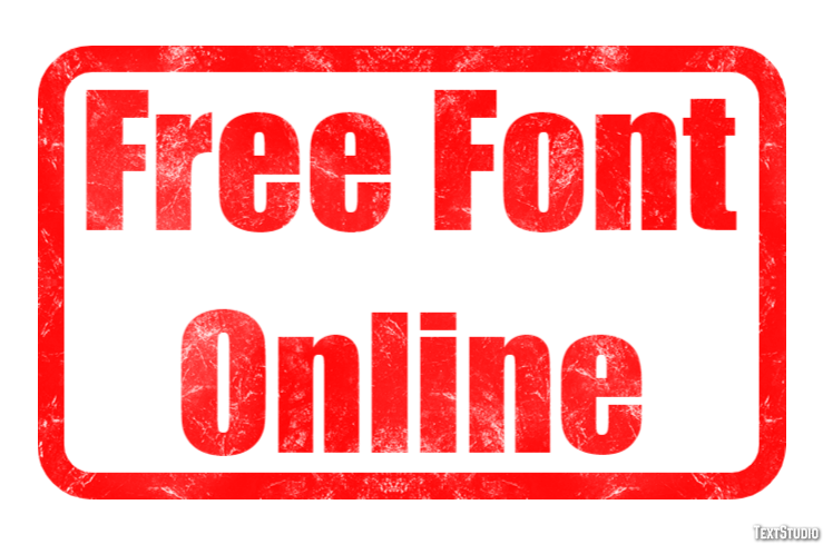 Free Font Online Efekt tekstowy