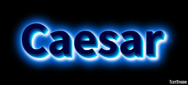Caesar Text Effect