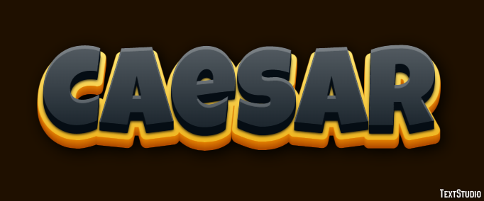 Caesar Text Effect
