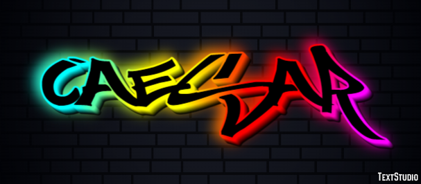 Caesar Text Effect