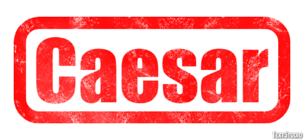 Caesar テキスト効果