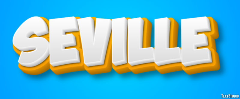 Seville Texteffekt