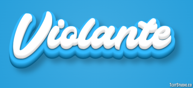 Violante Effetto testo
