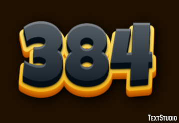 384 Text Effect