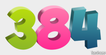 384 Text Effect