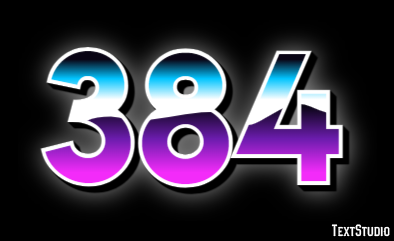 384 Text Effect