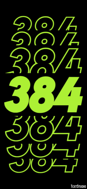 384 Text Effect