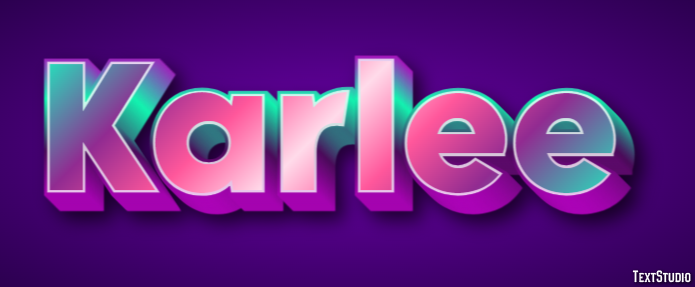 Karlee Text effect