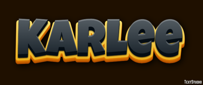 Karlee Text effect