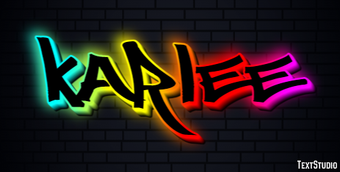 Karlee Text effect