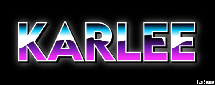 Karlee Text effect