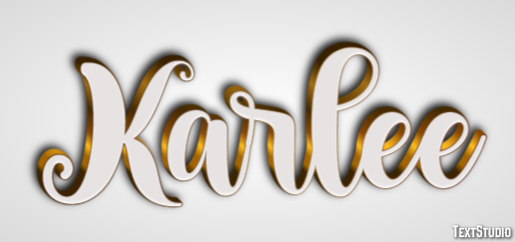Karlee Text effect