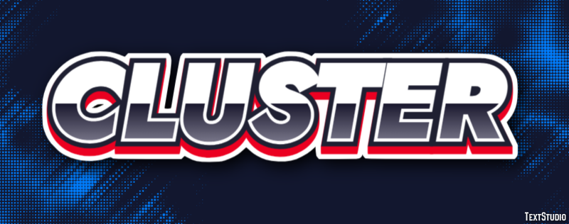 Cluster Text Effect