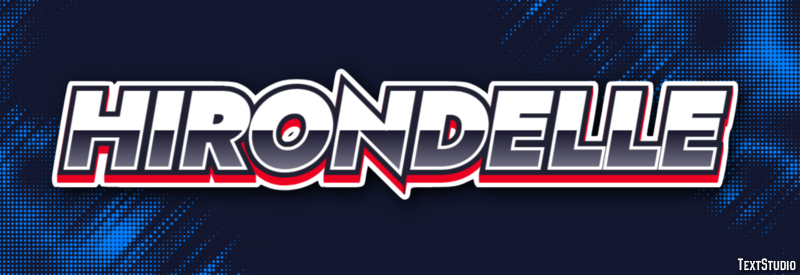 Hirondelle Effet de texte